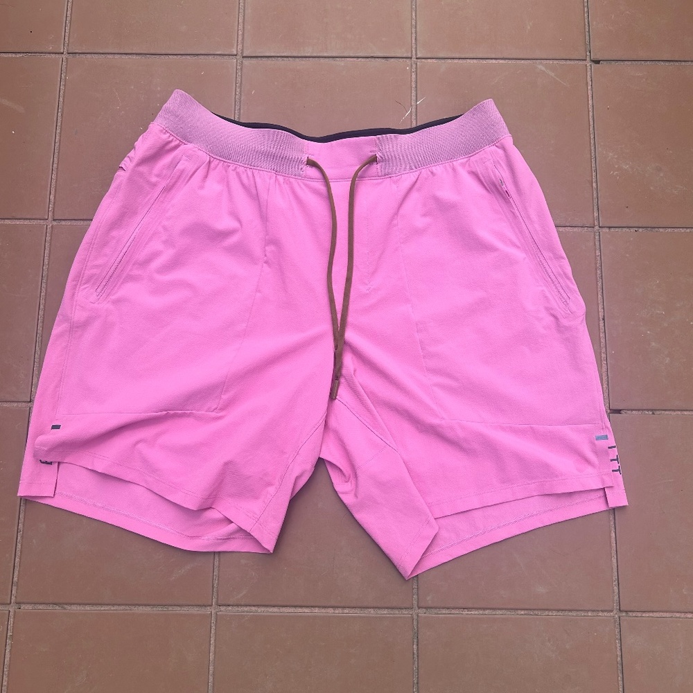 Lululemon License to Train Linerless Short 7" Pique - Size L